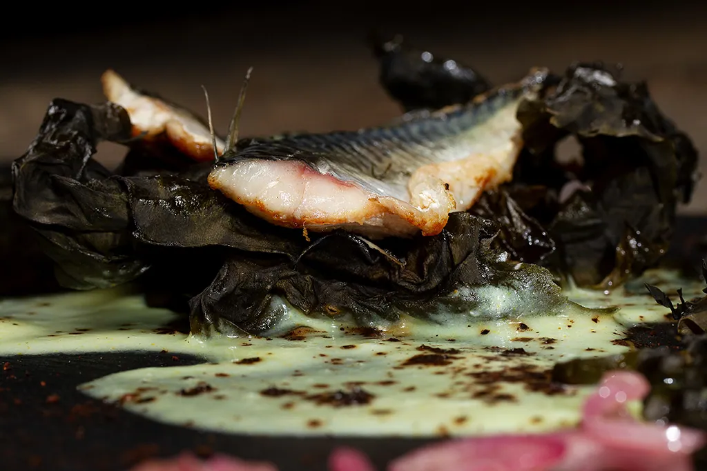 Filetto di pesce su letto di verdure